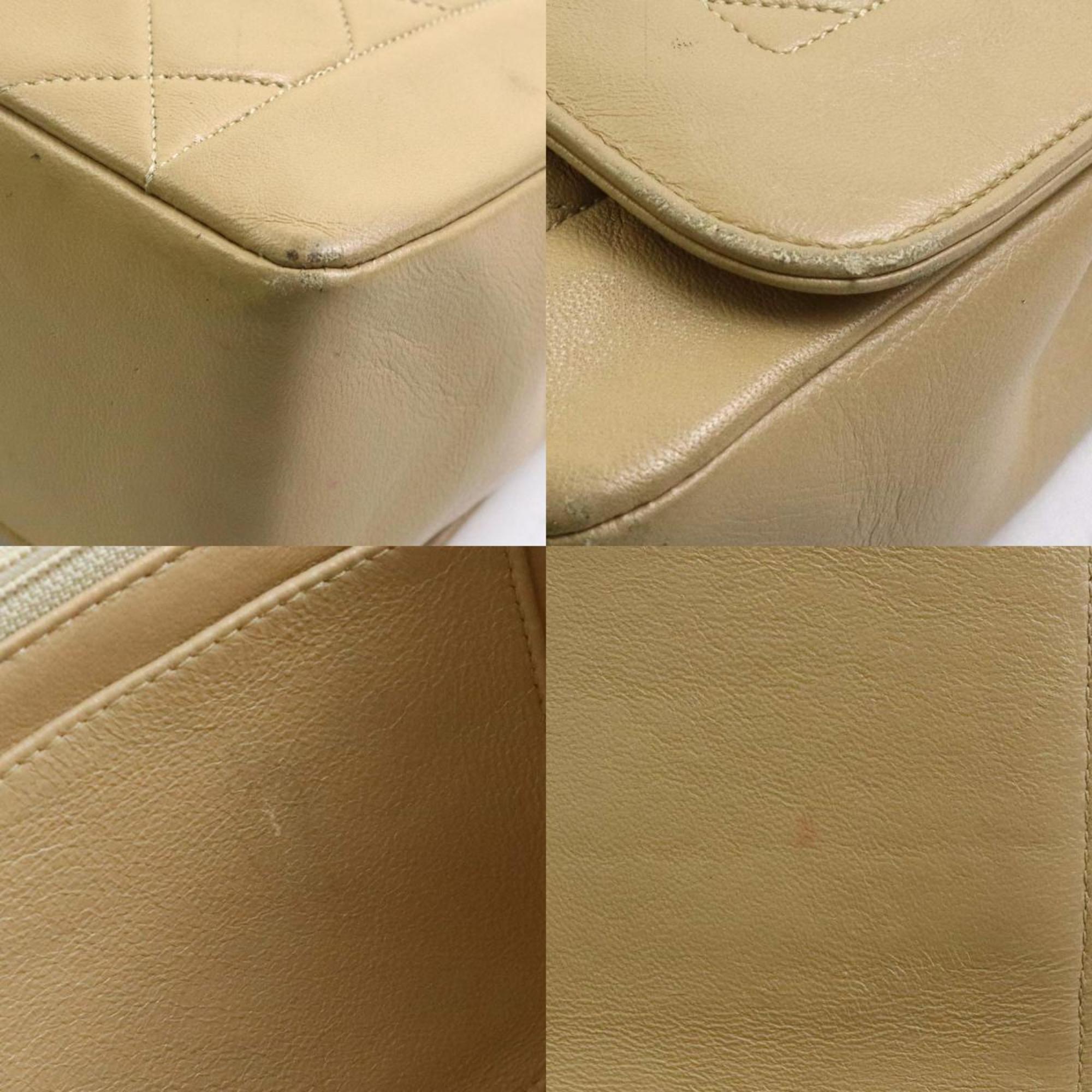 Vintage CC Chain Flap Bag Quilted Lambskin Small