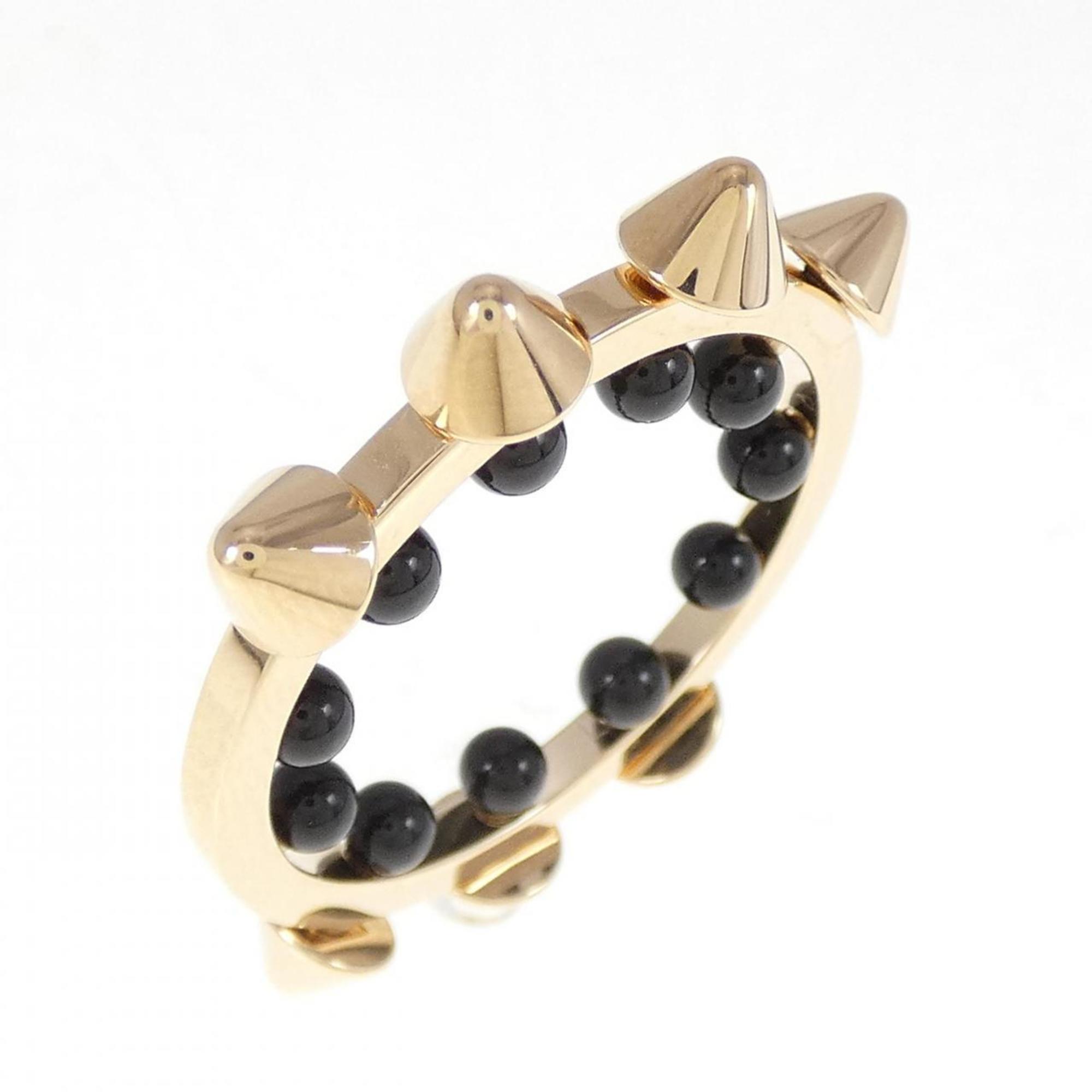 Crash Ring 18K Rose Gold with Onyx
