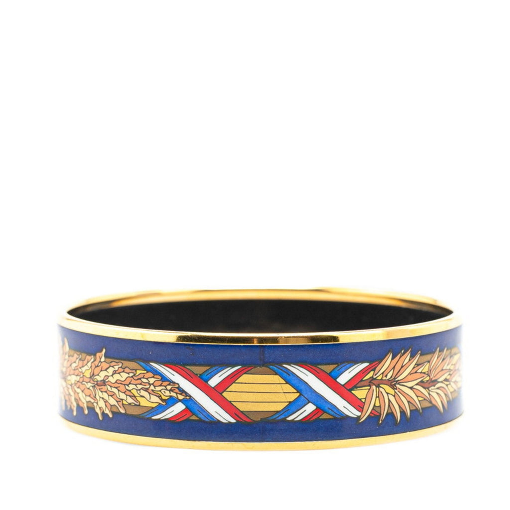 Bracelet Cloisonné and Enamel Gold Multicolor