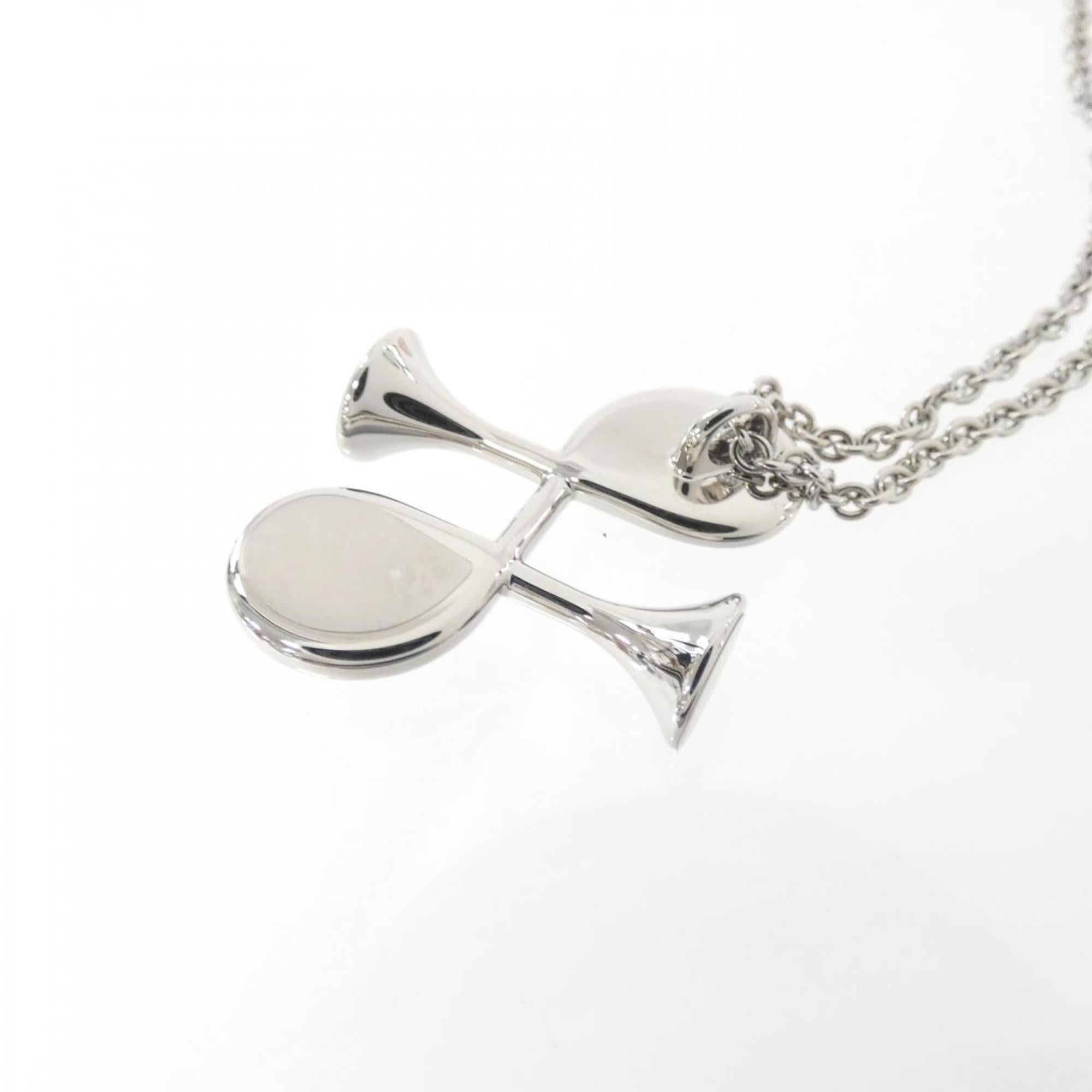 Pendant Necklace Swift Leather