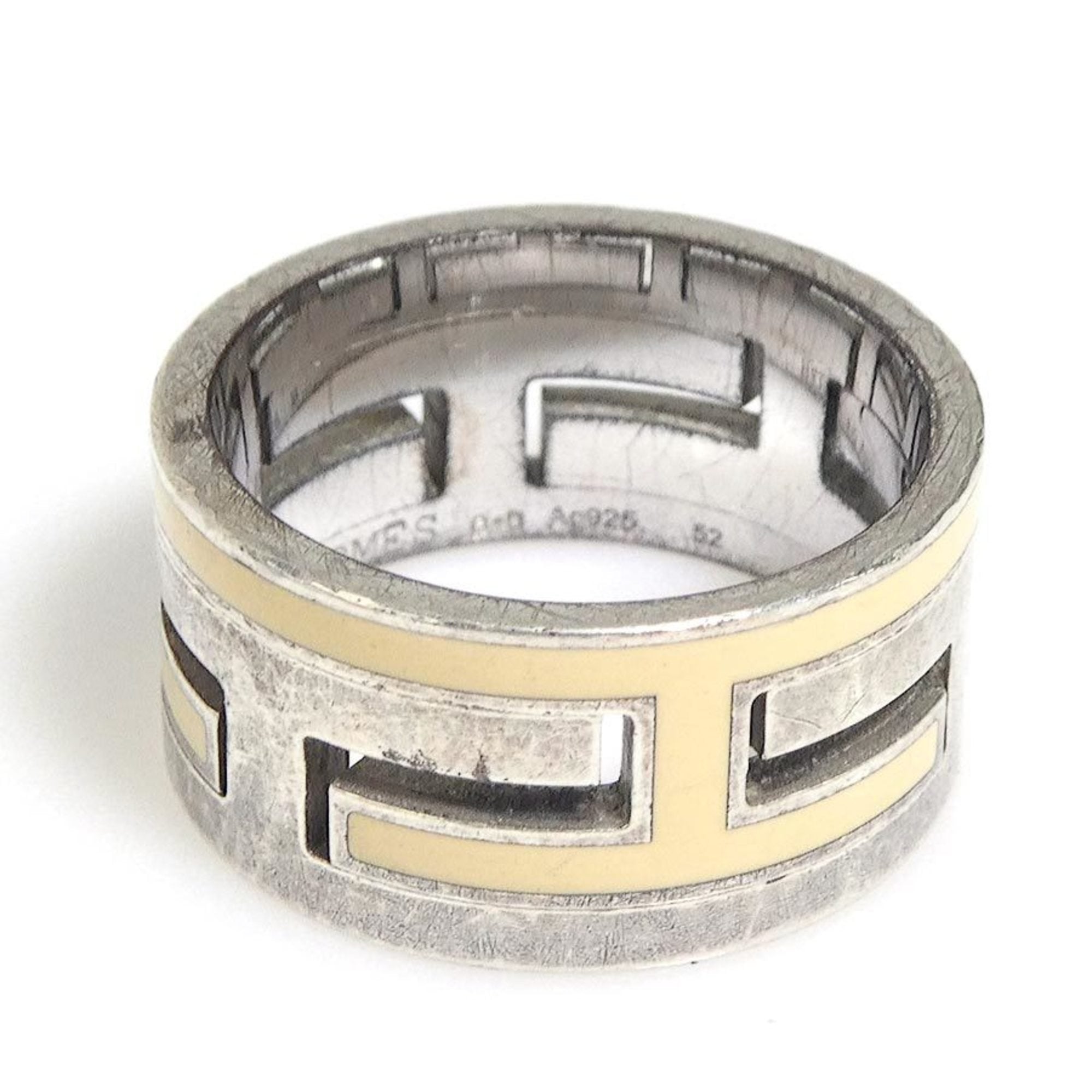 Ring Enamel and Sterling Silver