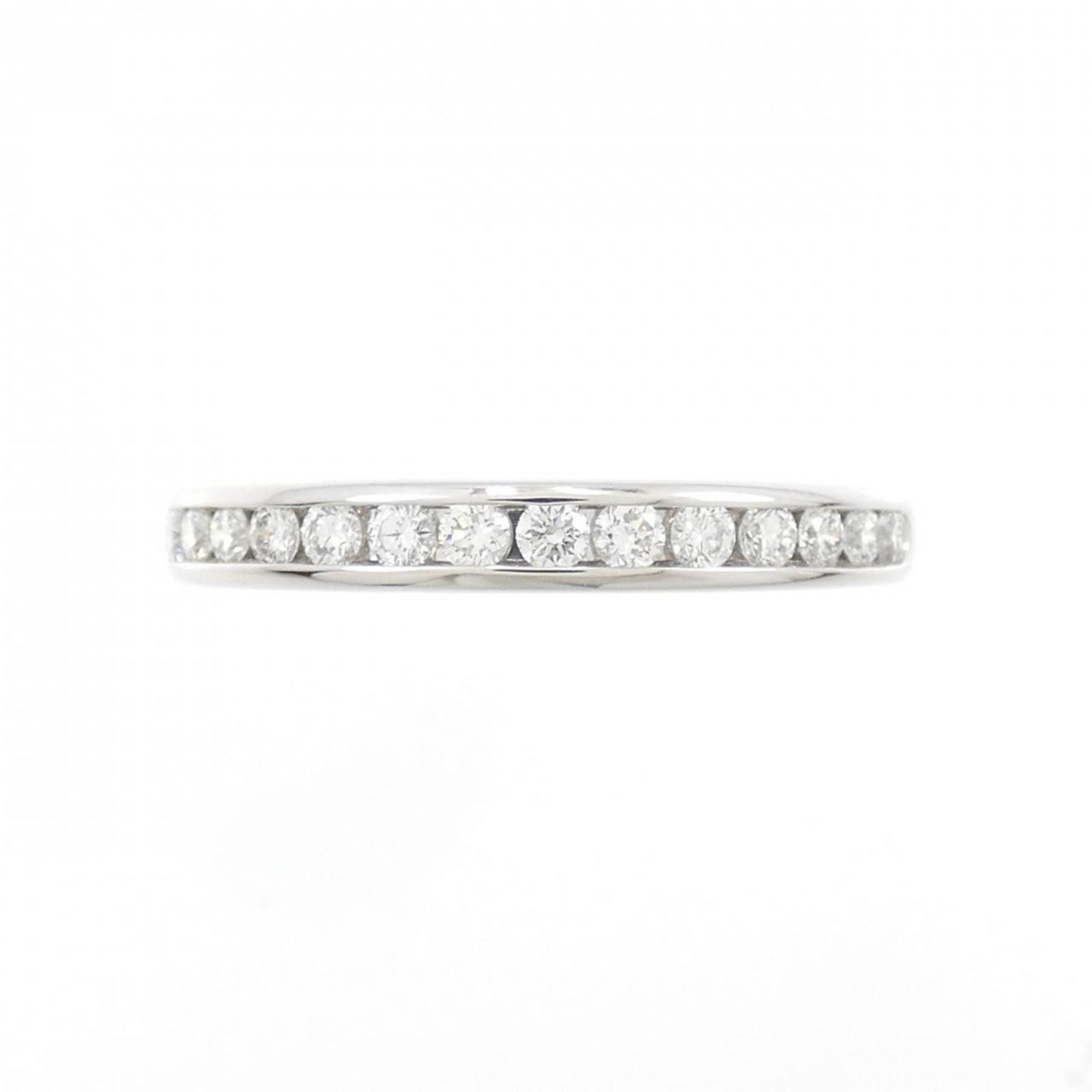 Band Ring Platinum with Diamond