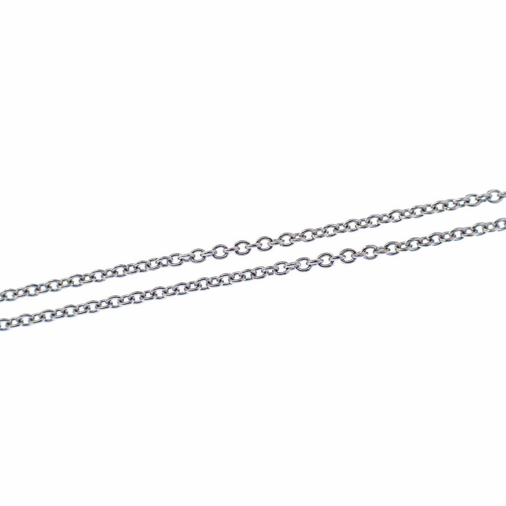 Fleur de Lys Keyber Pendant Necklace Platinum