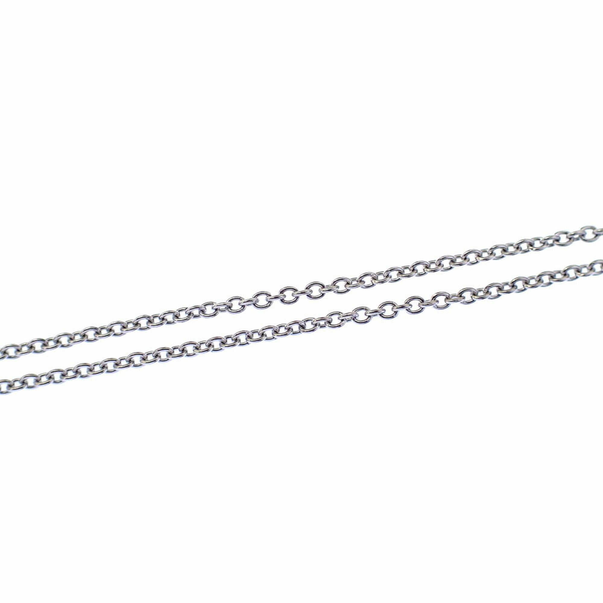 Fleur de Lys Keyber Pendant Necklace Platinum