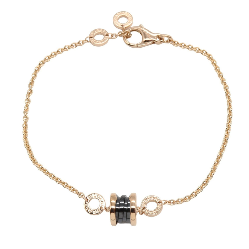 B.Zero1 Bracelet 18K Rose Gold and Ceramic Black