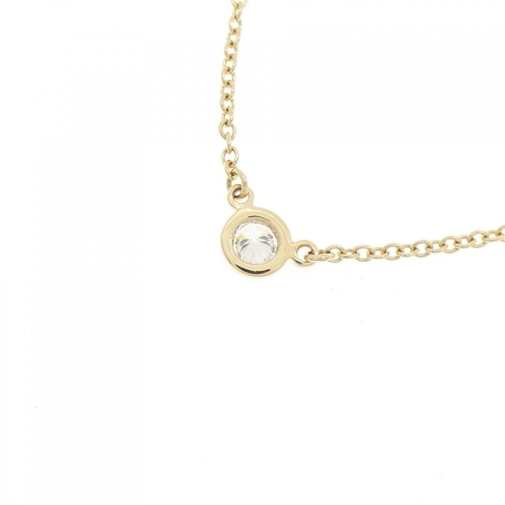 Elsa Peretti Diamonds By The Yard Pendant Necklace 18K Yellow Gold