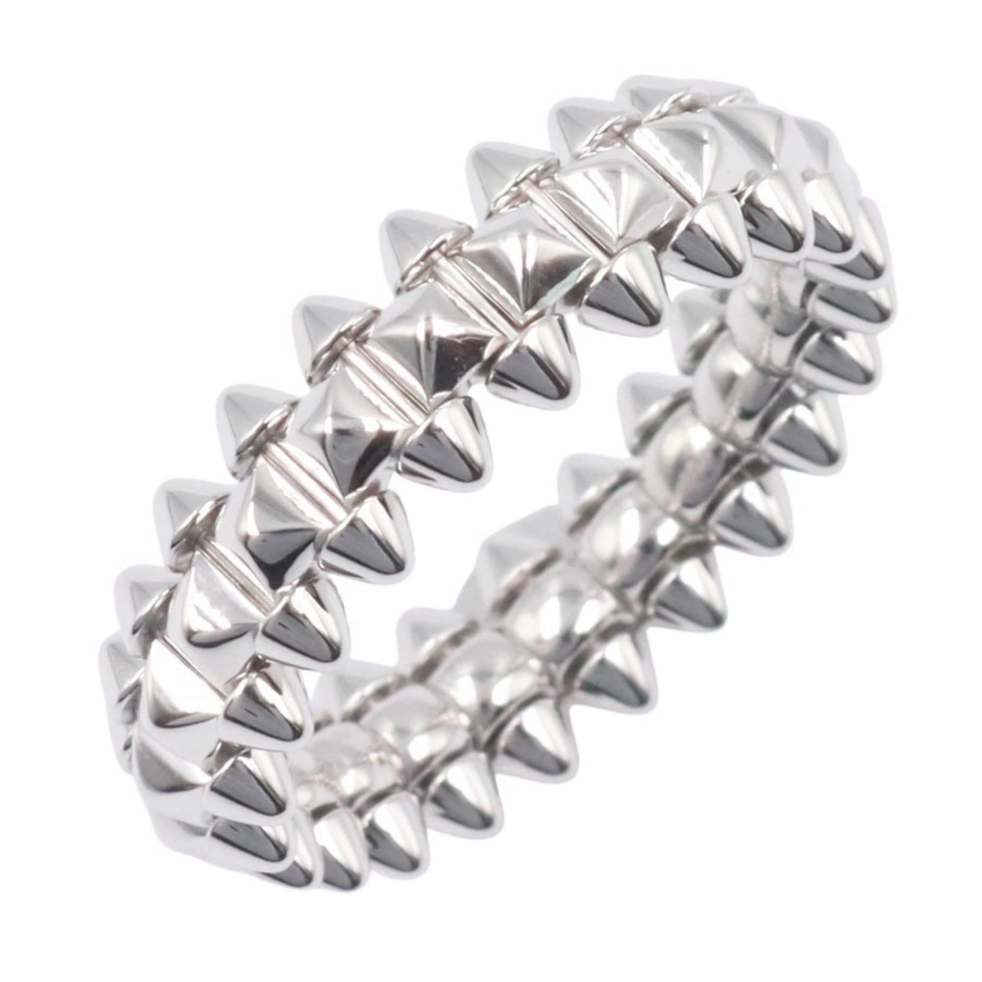 Crushed Ring 18K White Gold