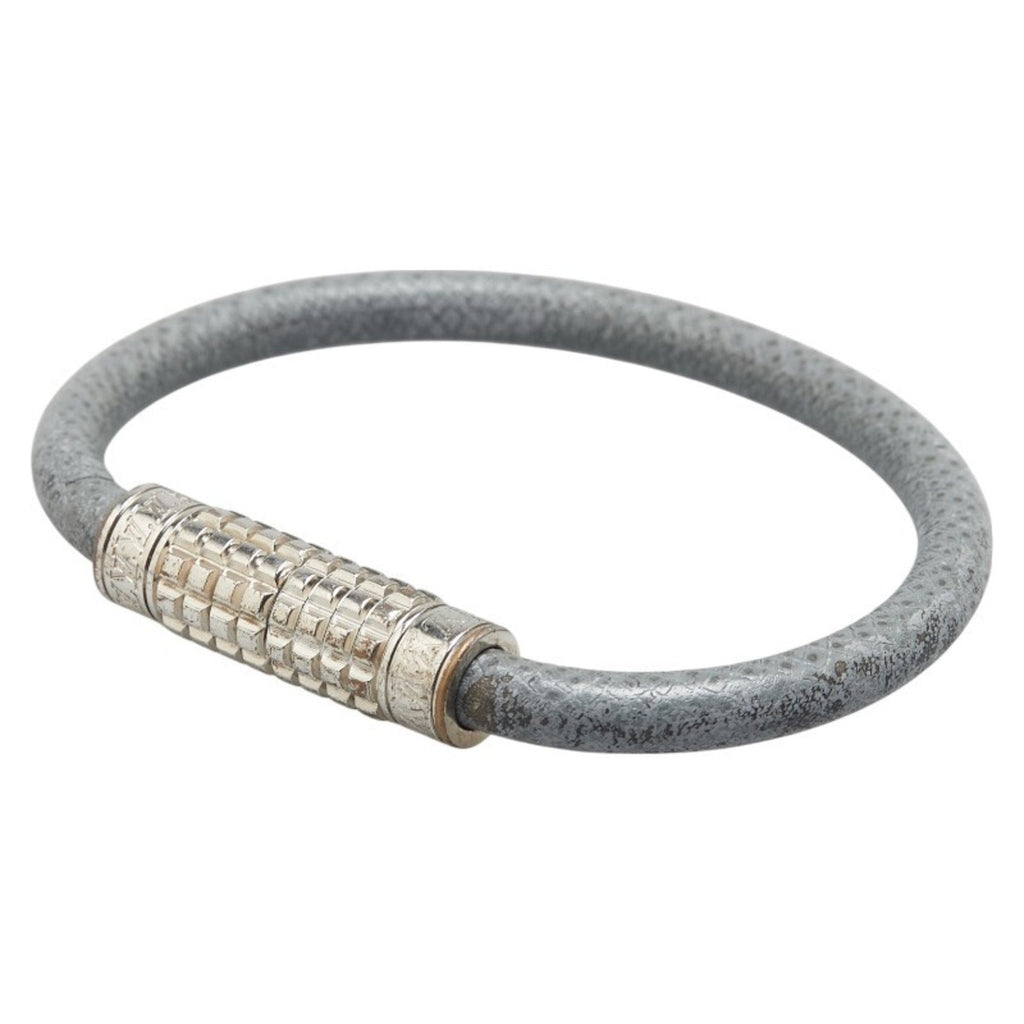 Damier Graphite Bracelet Leather and Metal