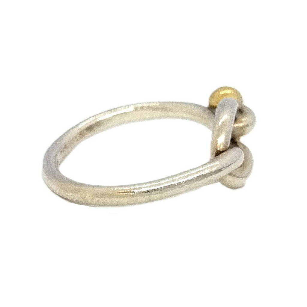Love Knot Ring Sterling Silver and 18K Yellow Gold