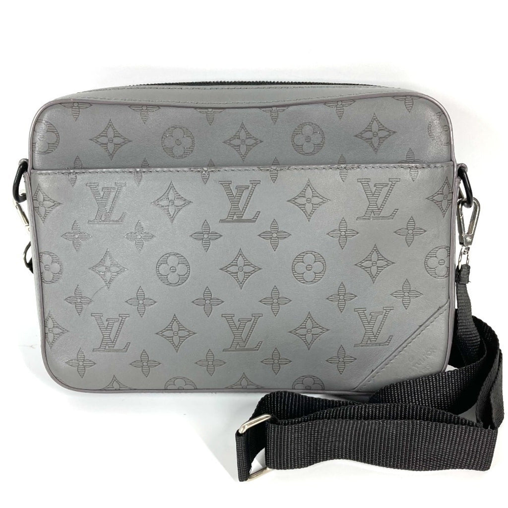 Duo Messenger Bag Monogram Shadow Leather