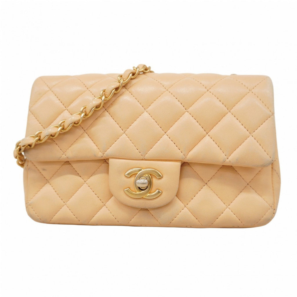 Classic Single Flap Bag Quilted Lambskin Mini