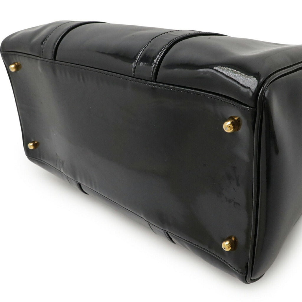 Vintage Timeless Boston Bag Patent Medium
