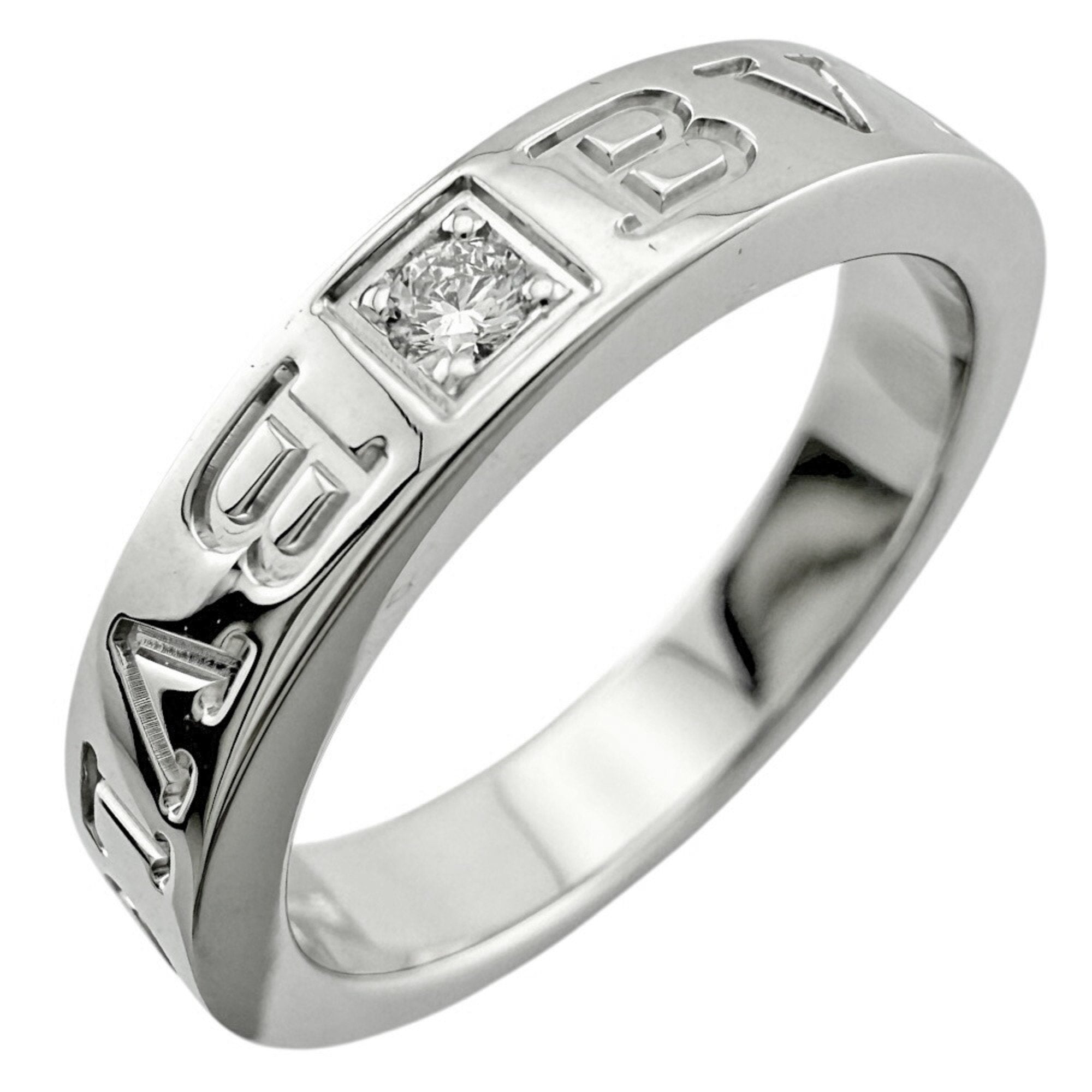 Band Ring 18K Gold with Diamond