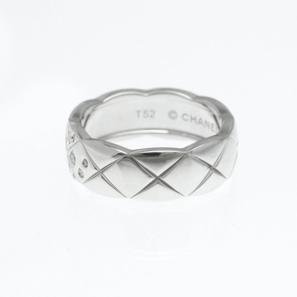 Diamond Band Ring 18K White Gold