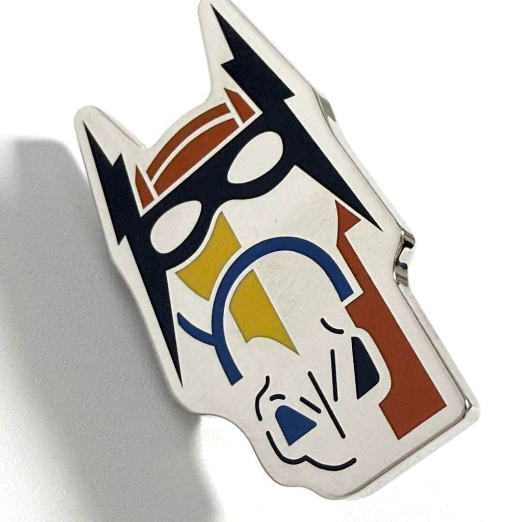 Pin Badge Brooch Metal Cheval Maske