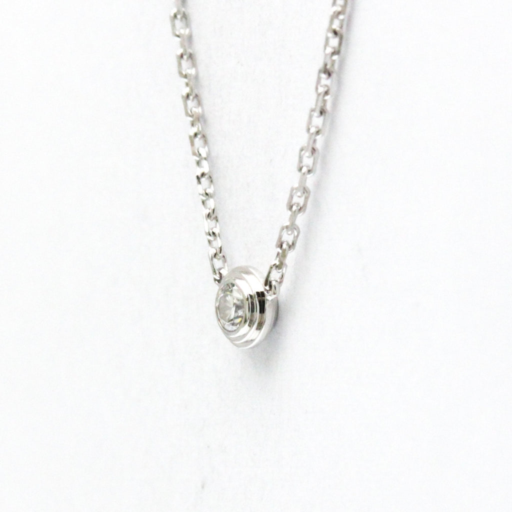 Pendant Necklace 18K White Gold With Diamond