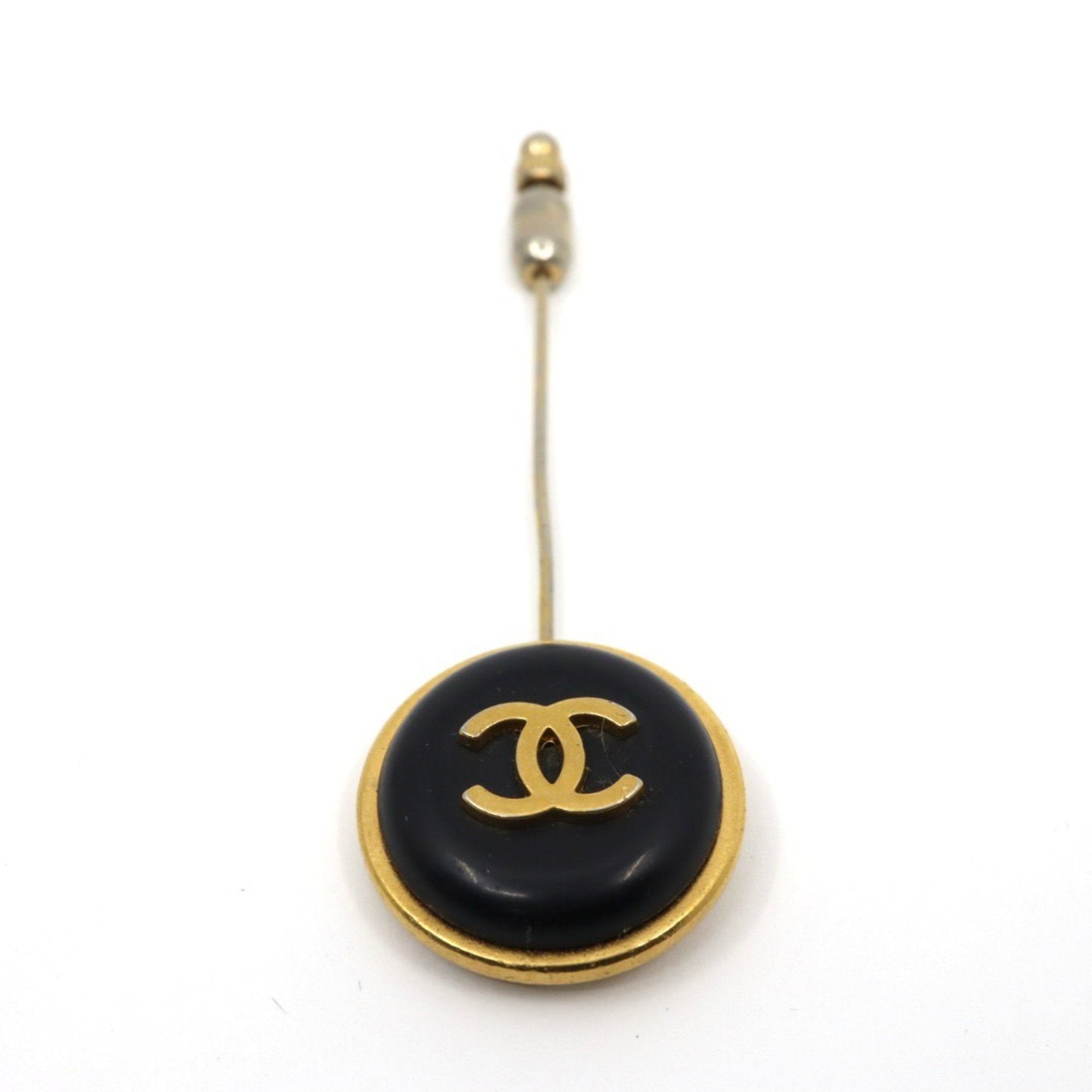 CC Logo Brooch Metal