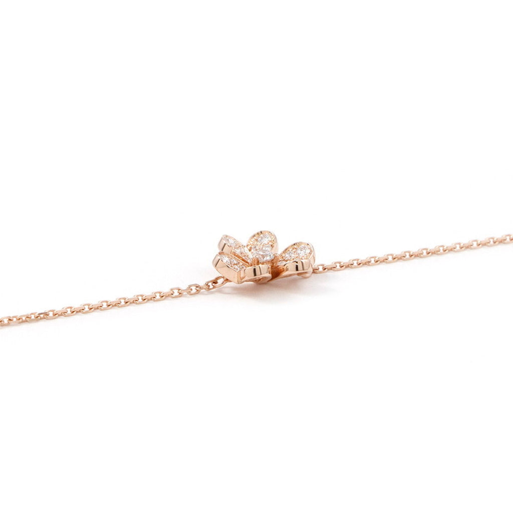 Frivole Bracelet 18K Rose Gold Mini with Diamond