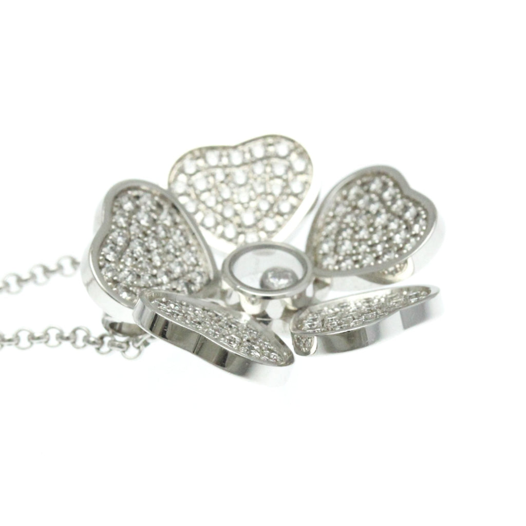 Pendant Necklace 18K White Gold with Diamond