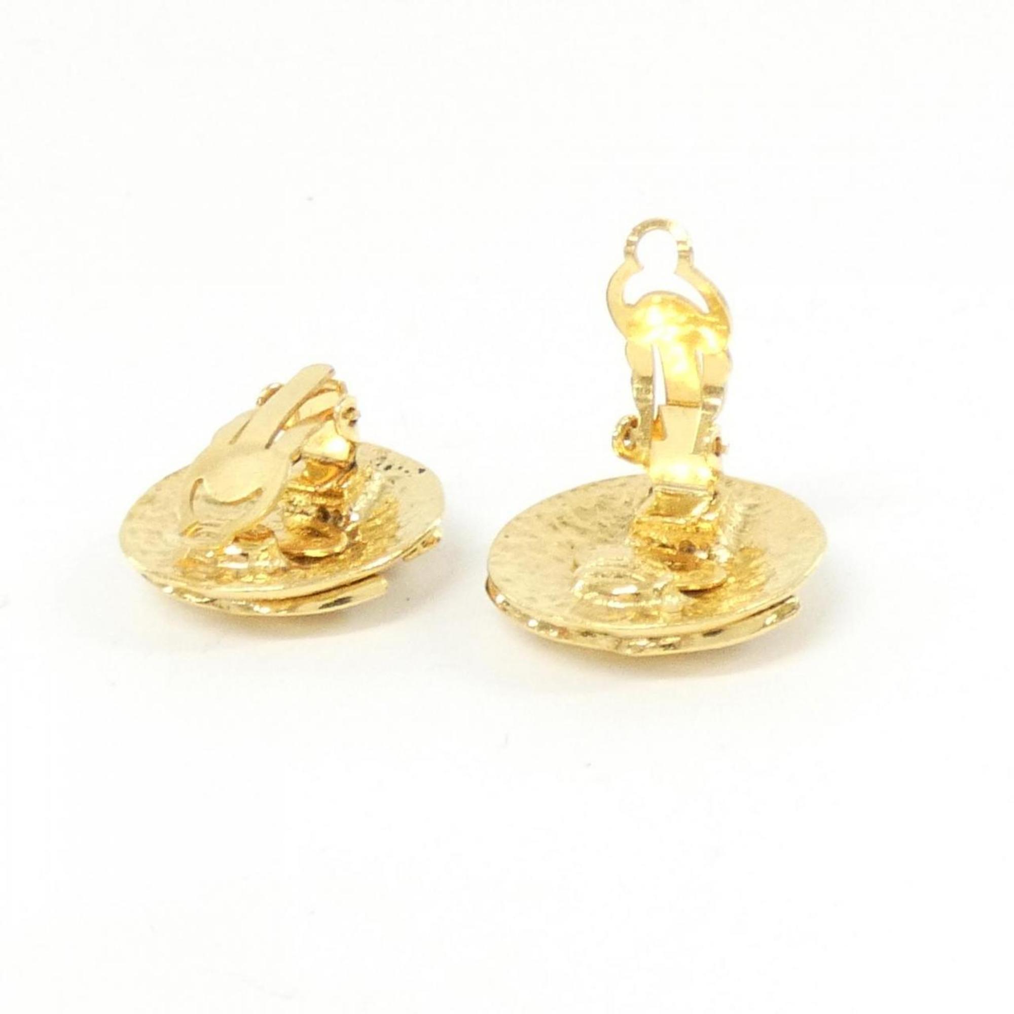 Clip-On Earrings Clip-On Gold-Tone Metal