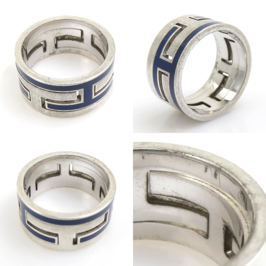 Ring Sterling Silver and Enamel