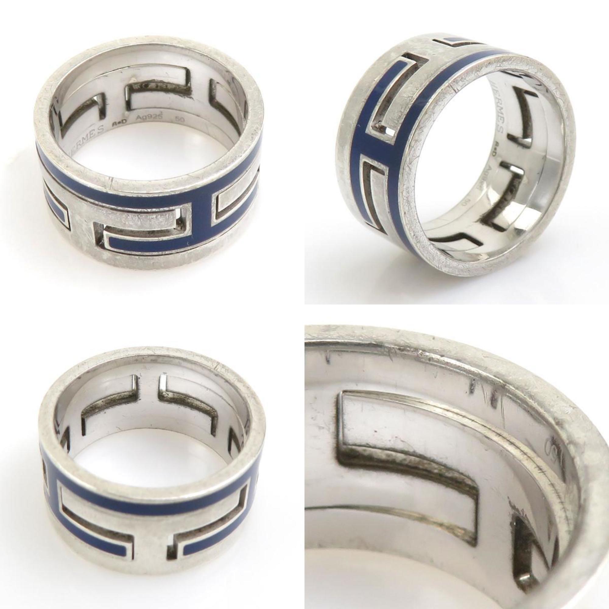 Ring Sterling Silver and Enamel