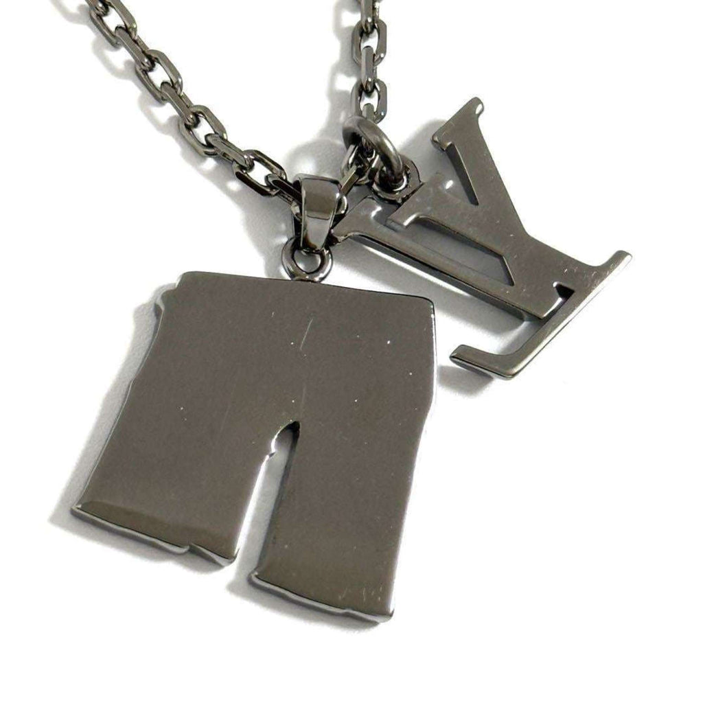Pendant Necklace Metal Gunmetal