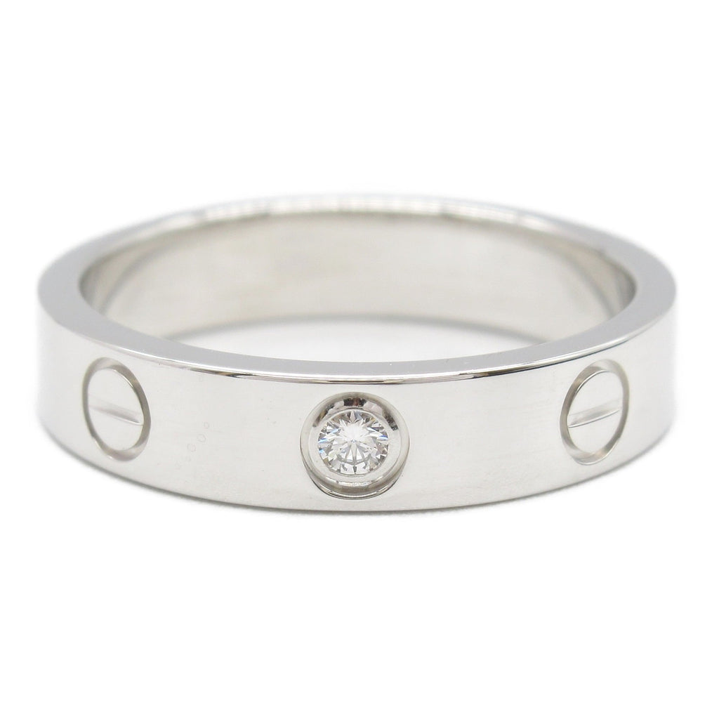 Ring 18K White Gold with Diamond Mini