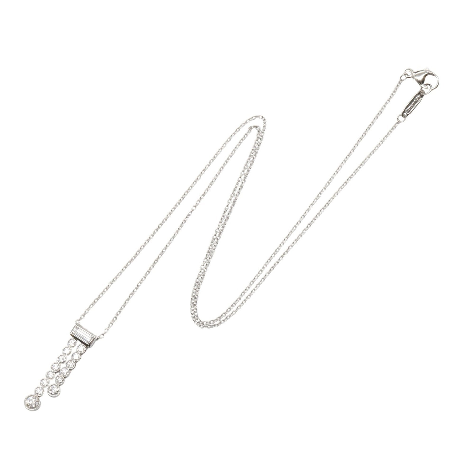 Pendant Necklace Platinum with Diamond