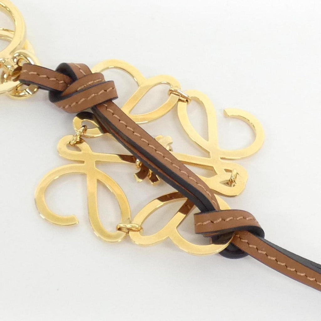 Handbag Charm Leather Gold