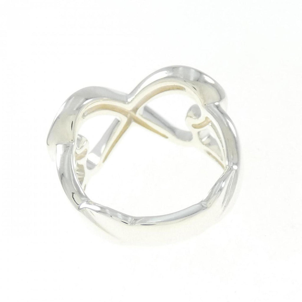 Double Loving Heart Ring Sterling Silver