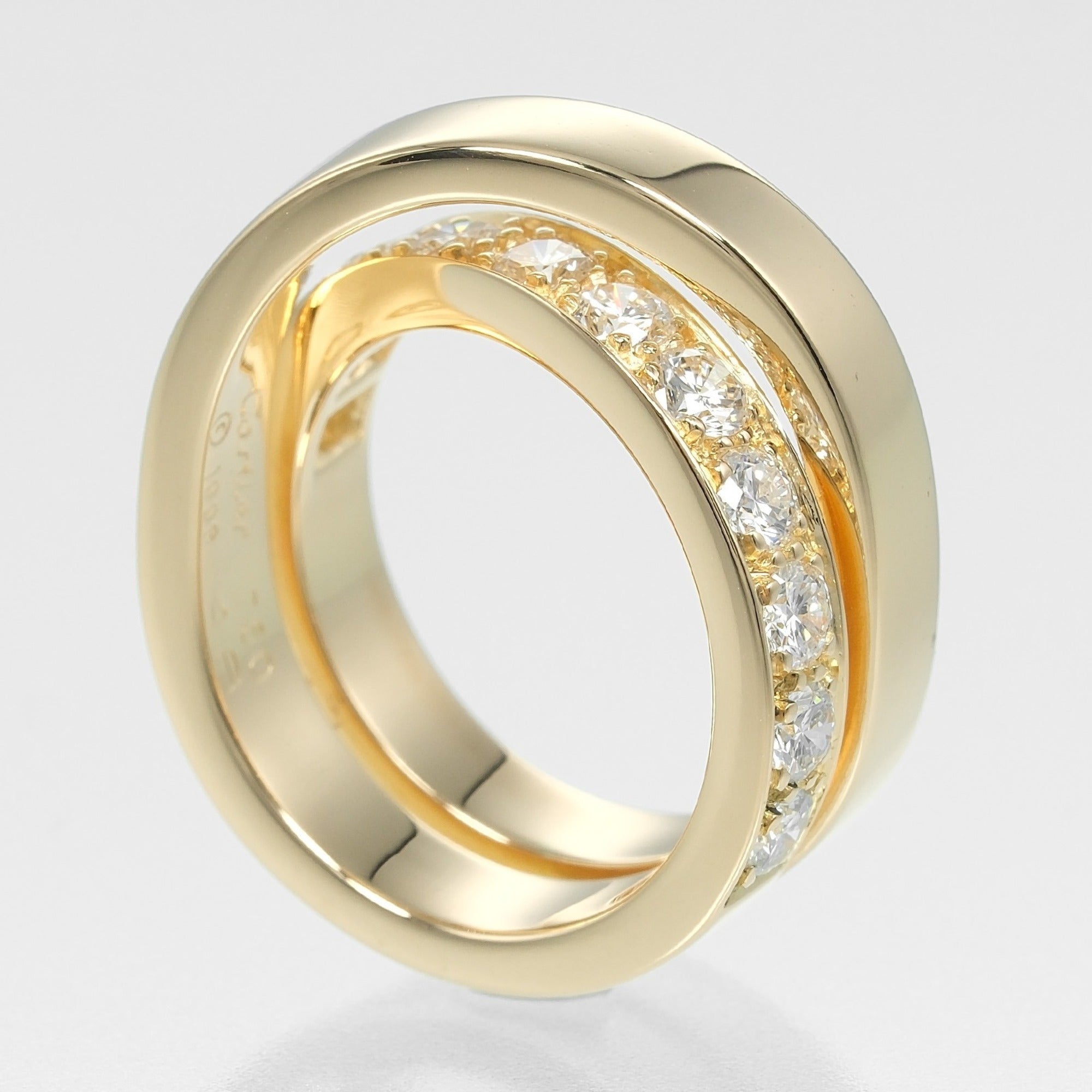 Ring 18K Yellow Gold With Diamonds