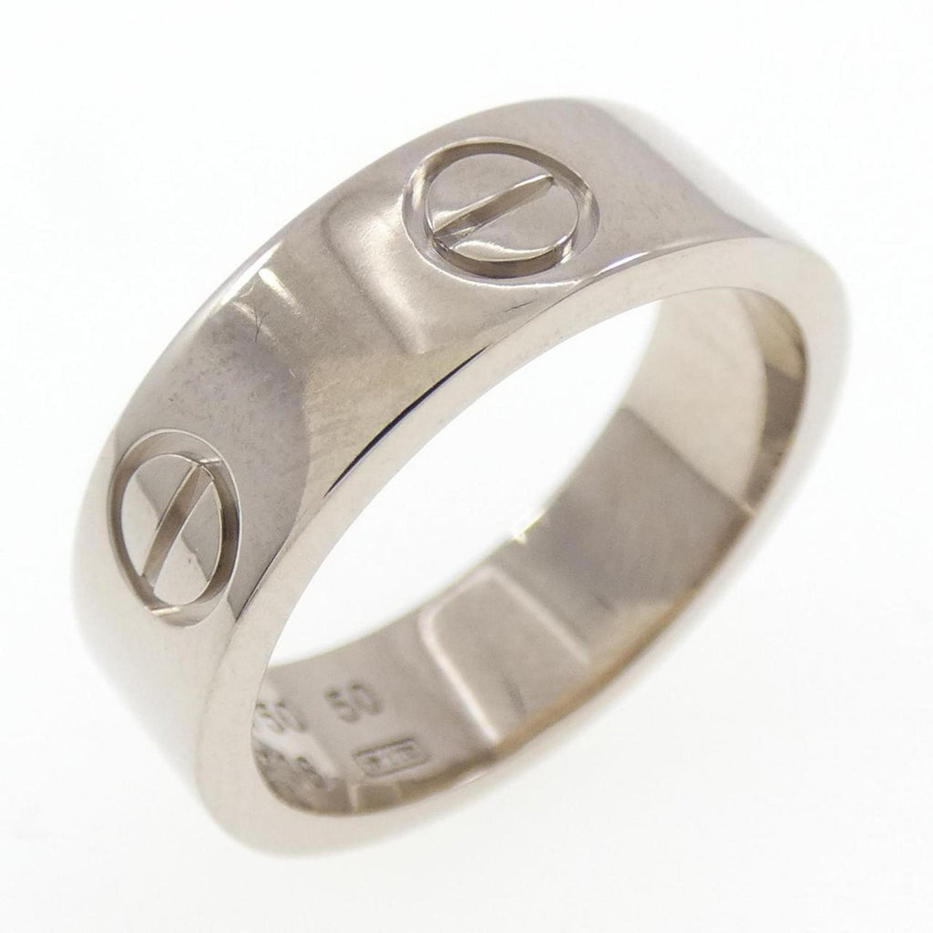 Love Ring 18K White Gold