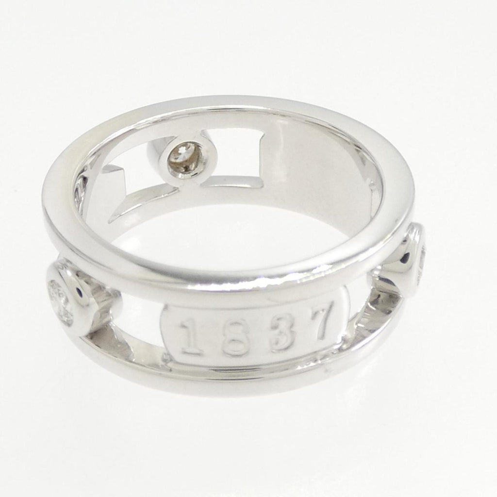 1837 Element Ring 18K White Gold with Diamond