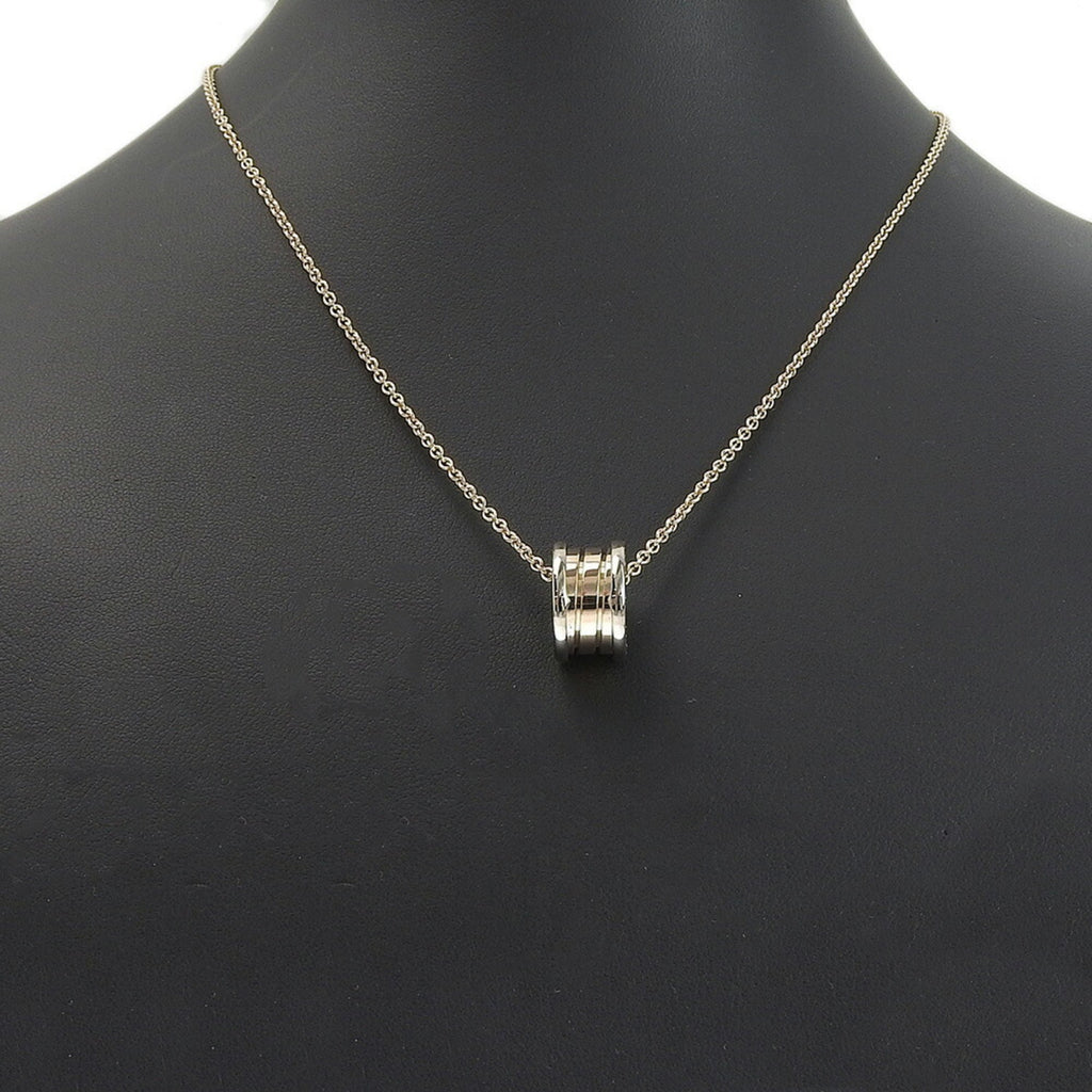 B.Zero1 Pendant Necklace 18K Rose Gold and 18K White Gold