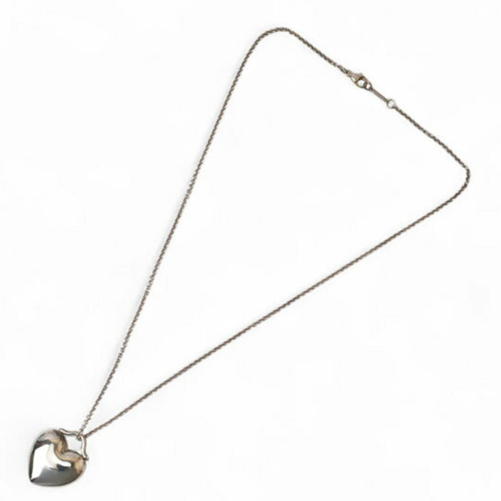 Sentimental Pendant Necklace Sterling Silver Heart Motif
