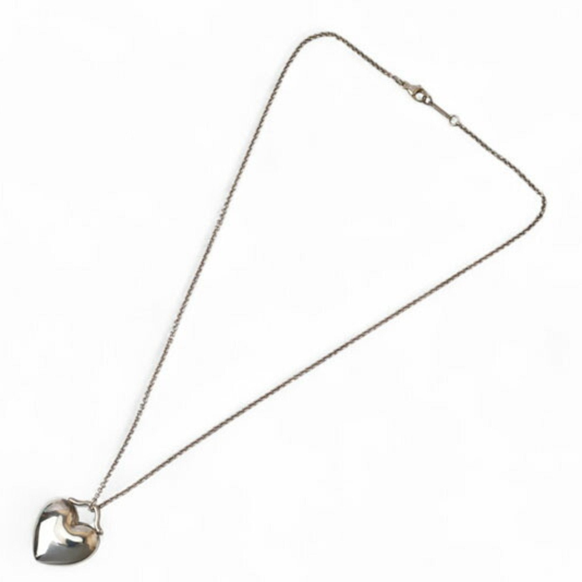 Sentimental Pendant Necklace Sterling Silver Heart Motif