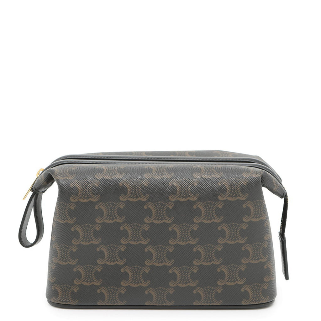 Triomphe East-West Shoulder Bag Triomphe Coated Canvas