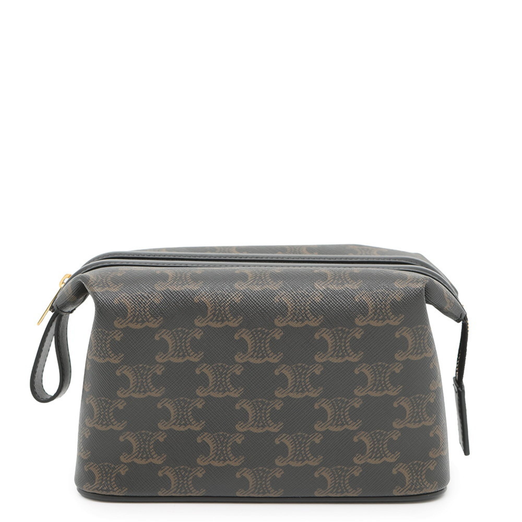 Triomphe East-West Shoulder Bag Triomphe Coated Canvas
