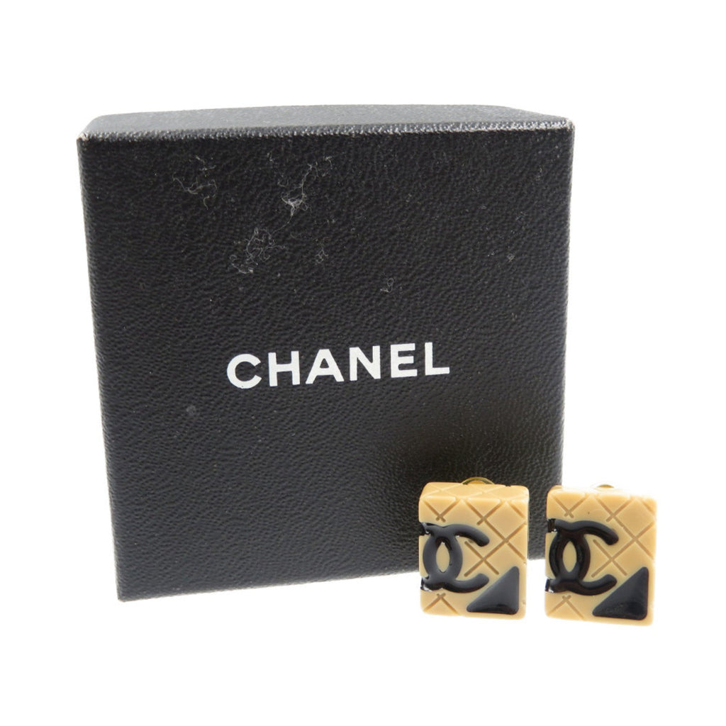 CC Logo Clip-On Earrings Metal