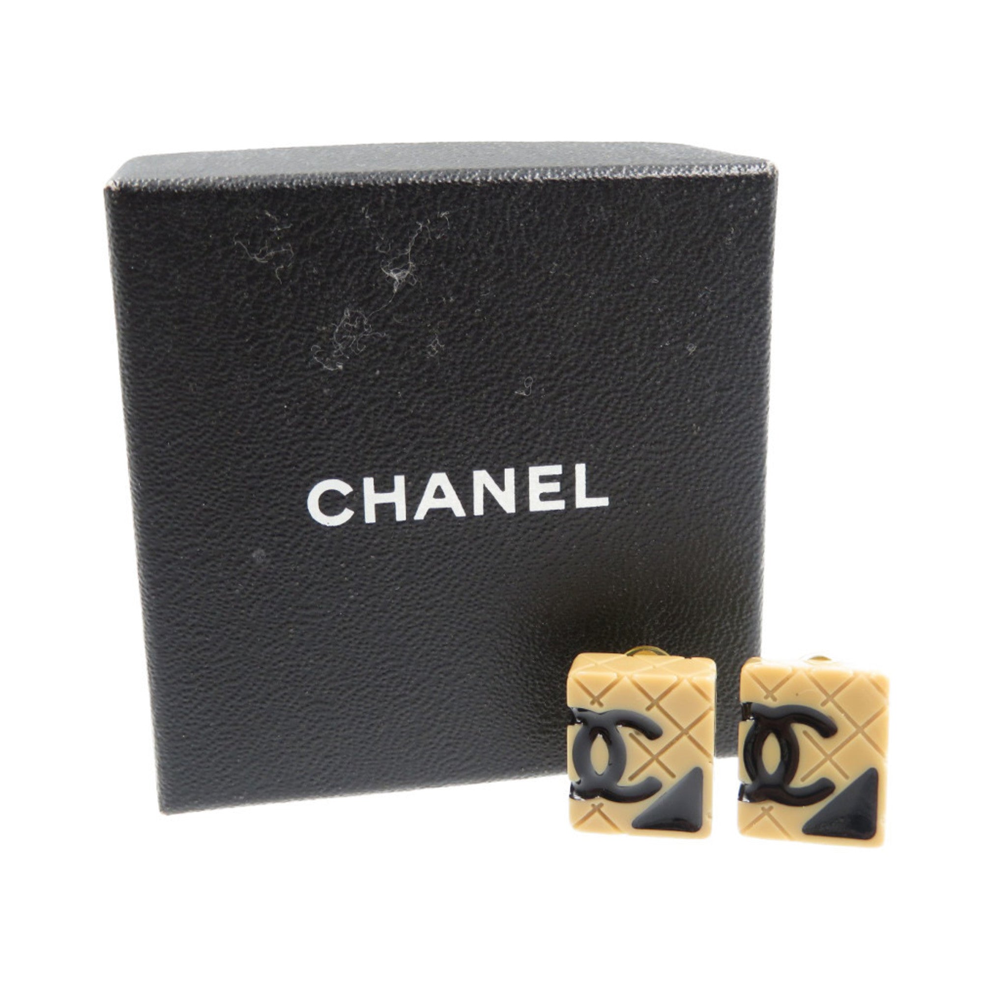 CC Logo Clip-On Earrings Metal