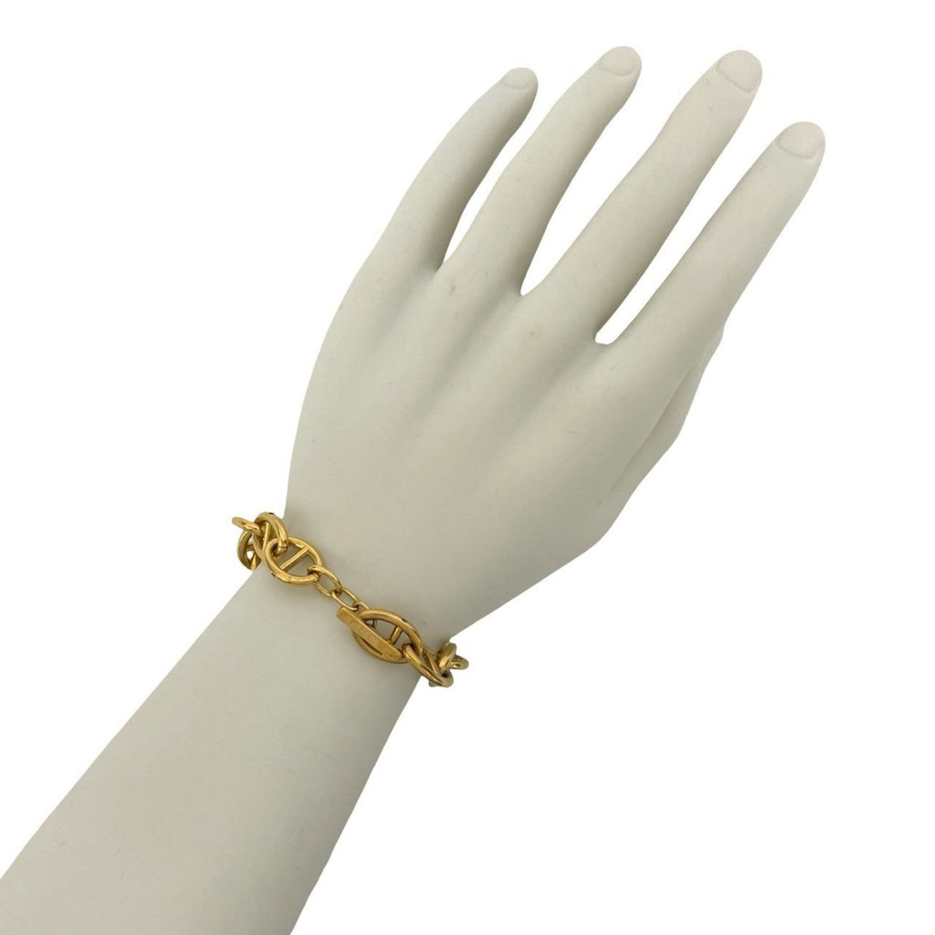 Anchor Chain Bracelet Gold