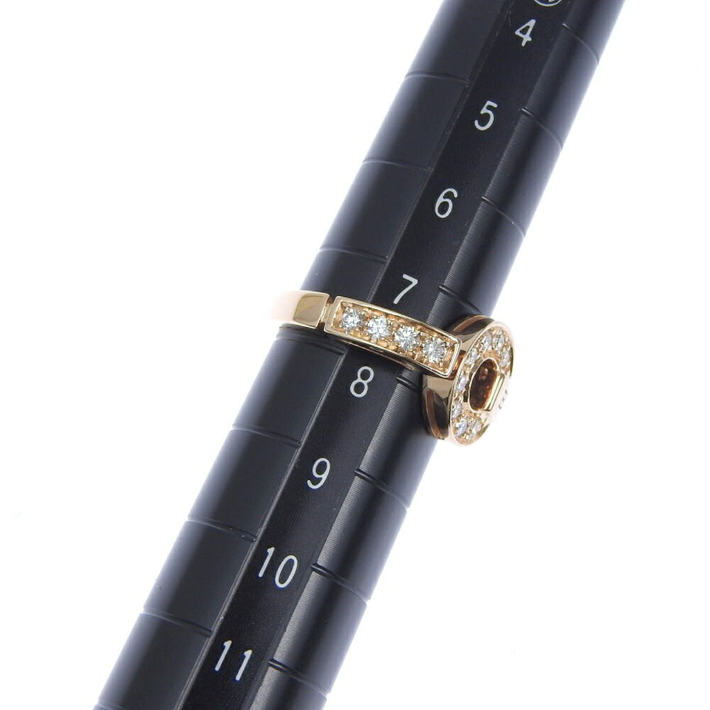 Band Ring 18K Rose Gold with Diamonds