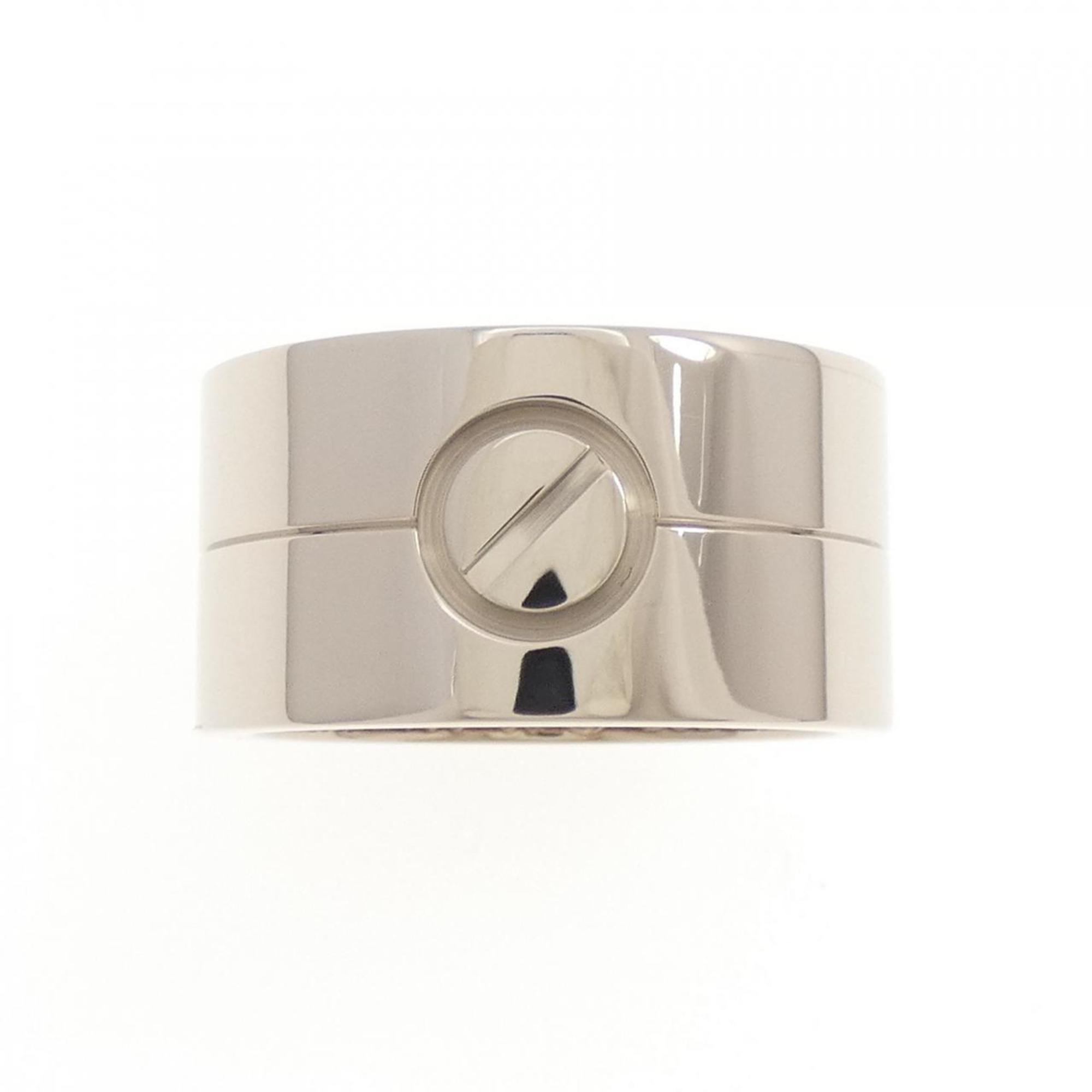 Love Band Ring 18K White Gold
