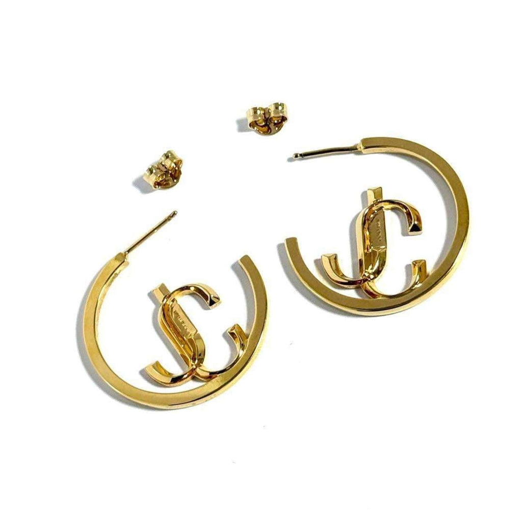 Earrings Hoop Gold-Tone Metal