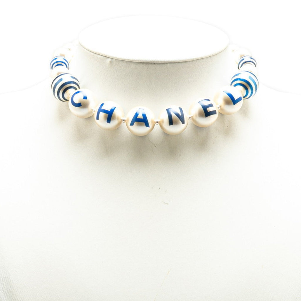 CC Logo Pendant Necklace Metal