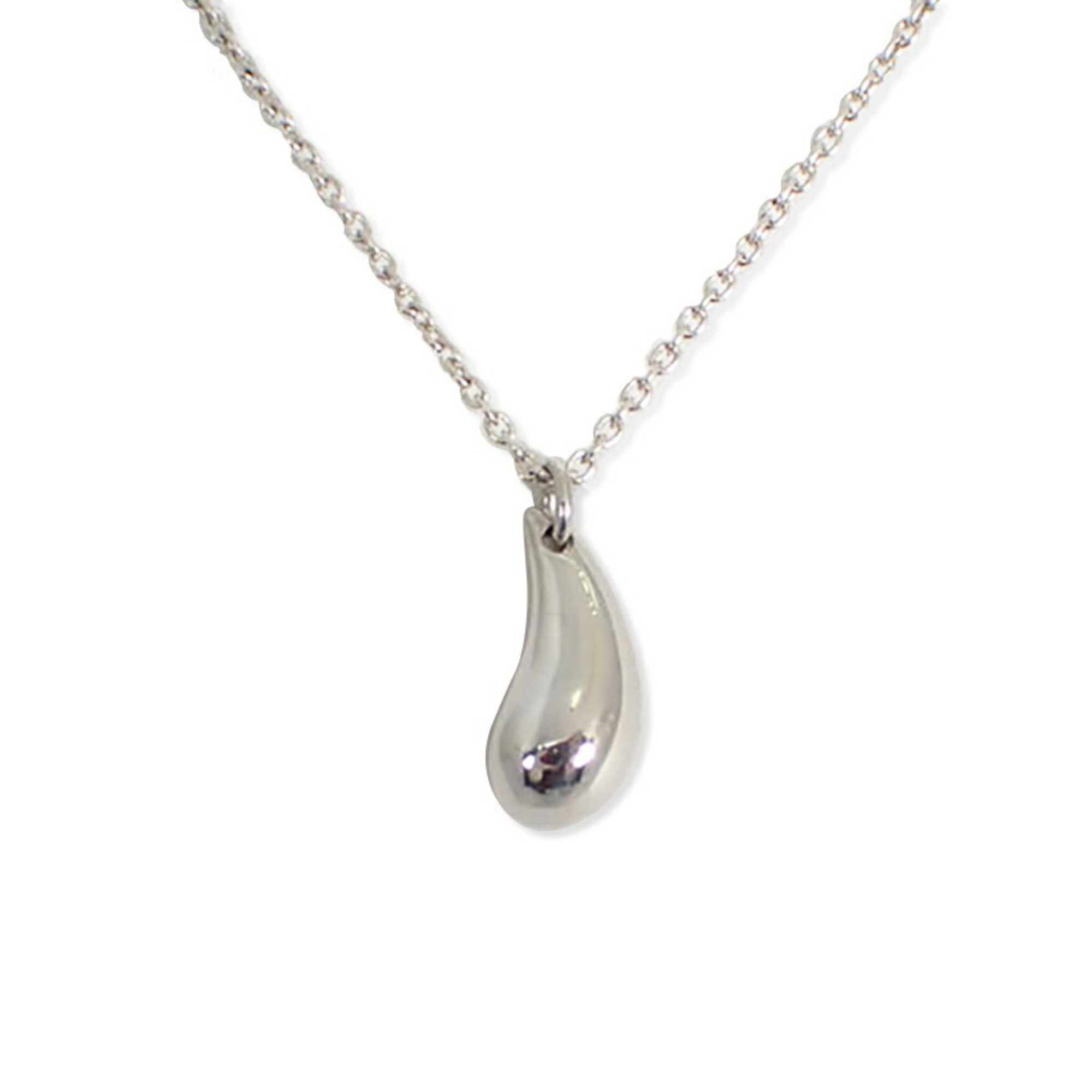 Pendant Necklace Sterling Silver Teardrop