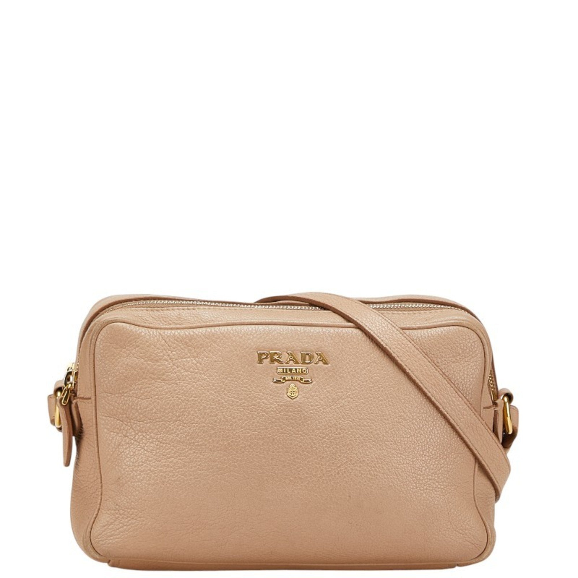 Double Zip Camera Bag Vitello Daino
