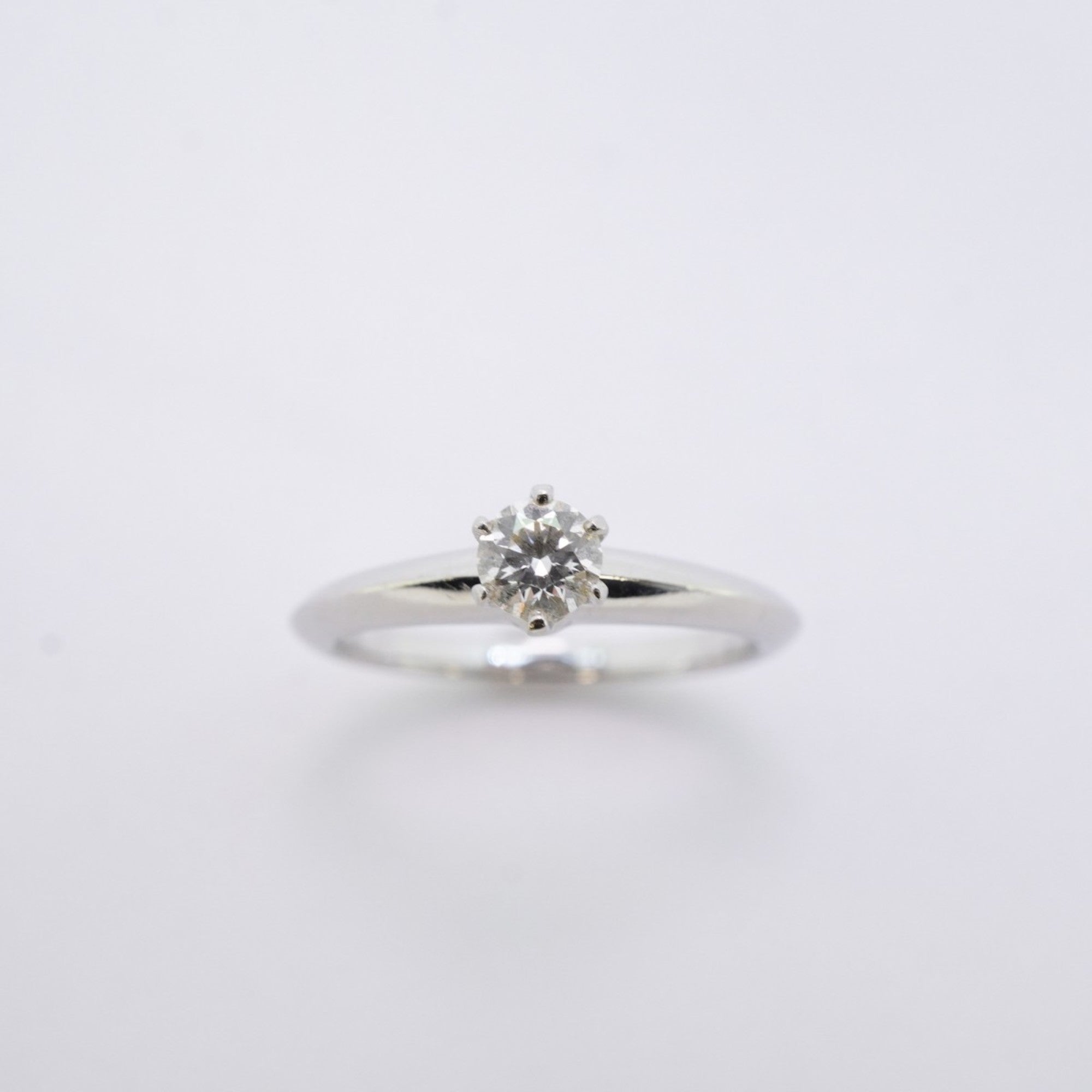 Solitaire Ring Platinum with Diamond