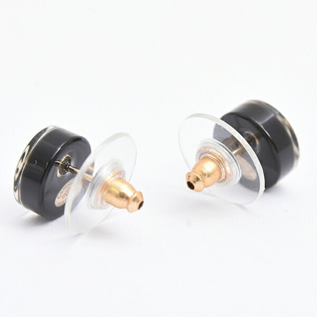 CC Logo Round Earrings Metal